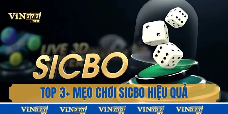 Top 3+ mẹo chơi Sicbo Vin777 hiệu quả từ cao thủ